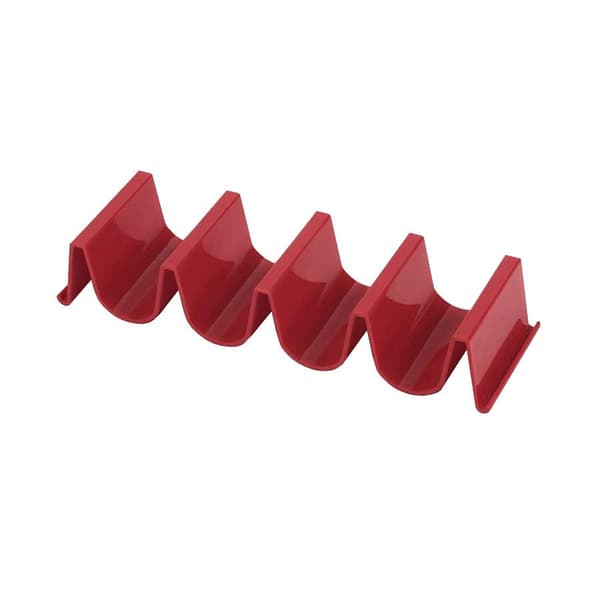 Holder for Taco, 4 plasser - Rød
