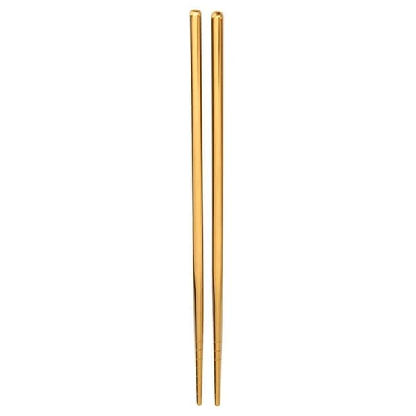 Ätpinnar / Chopsticks i Rostfritt Stål - Guld