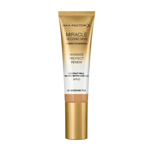 Max Factor Miracle Second Skin Hybrid Foundation 08-Medium Tan