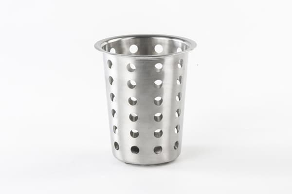 SUPORT USTENSILE INOX,D:11.5CM,H:14 CM