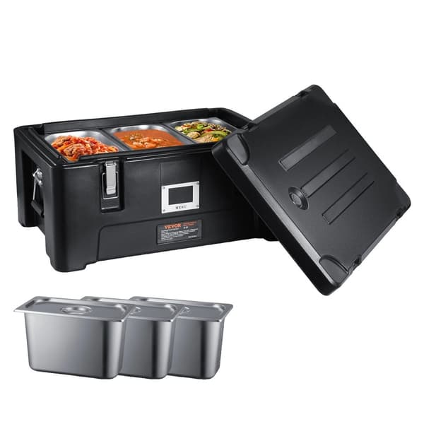 Stabelbar Catering Varmebox, 36QT Kapacitet, Holder Mad Varm i 6 Timer, Ikke-Elektrisk Design