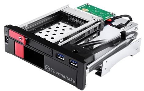 Thermaltake Max 5 Duo SATA HDD-stativ - Lagrings mobilstativ - 2,5", 3,5"