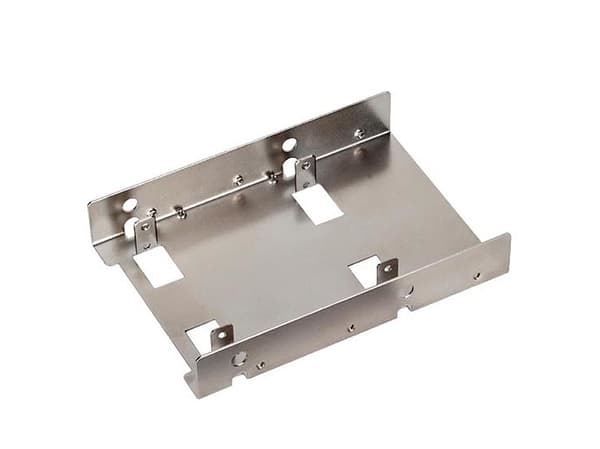 SilverStone SST-SDP08-LITE - Adapter för lagringsfack - 2.5" - 3.5" to 2 x 2.5" - grå
