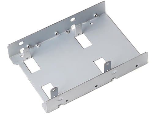 SilverStone SST-SDP08-LITE - Adapter för lagringsfack - 2.5" - 3.5" to 2 x 2.5" - grå