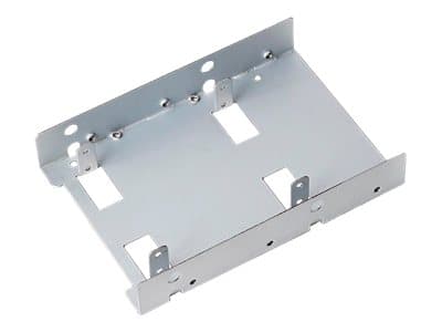 SilverStone SST-SDP08-LITE - Adapter för lagringsfack - 2.5" - 3.5" to 2 x 2.5" - grå