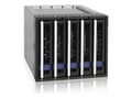 Miniatyrbilde 2 av 5: Cremax ICY Dock FatCage MB155SP-B - Lagringsdrevhylse - 3.5" - svart