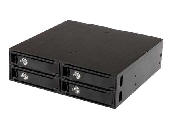 StarTech.com 4-Bay Mobile Rack Backplane for 2.5in SATA/SAS Drives - Hot Swap SSDs/HDDs from 5-15mm - Supports SAS II & SATA III (6 Gbps) - Lagerskap