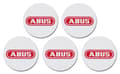 Pikkukuva 2 / 5: ABUS AZ5502, Lähiluettava sirutarra, Punainen, Valkoinen, 5 kpl, 25 mm, 0,5 mm