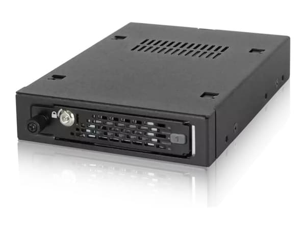 Icy Dock MB491SKL-B, 8,89 cm (3.5"), Liitinpaneeli, 2.5", SATA, Serial Attached SCSI (SAS), Musta, Metalli