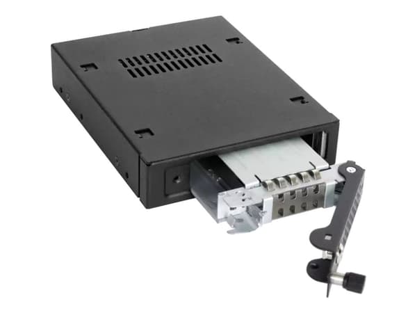 Icy Dock MB491SKL-B, 8,89 cm (3.5"), Liitinpaneeli, 2.5", SATA, Serial Attached SCSI (SAS), Musta, Metalli