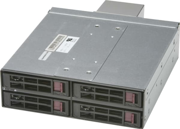 Supermicro Mobile Rack CSE-M14TQC - Lagringsdrevhylse - 2.5" - svart