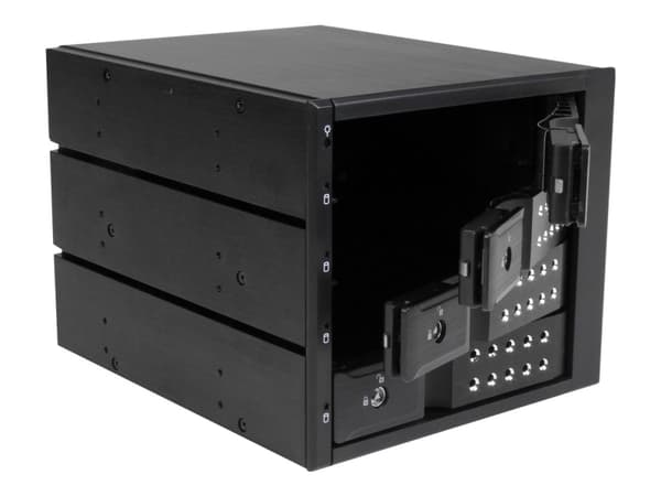 StarTech.com HSB4SATSASBA, Musta, Alumiini, 1 tuuletin(ta), 7 cm, 6 Gbit/s, Toiminta/Seikkailu, Teho
