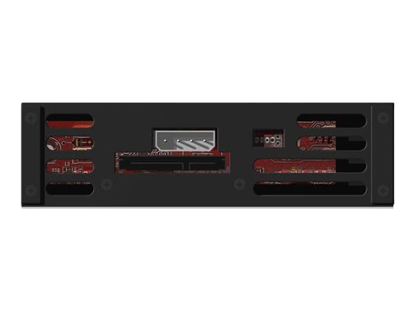 ICY BOX IB-138SK-B-II - Förvaringsmobilrack - 3.5" - svart