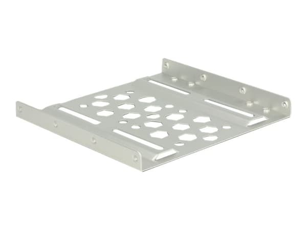 Delock Installation Frame - Uttagbar harddiskramme - fra 3,5" til 2,5" - sølv