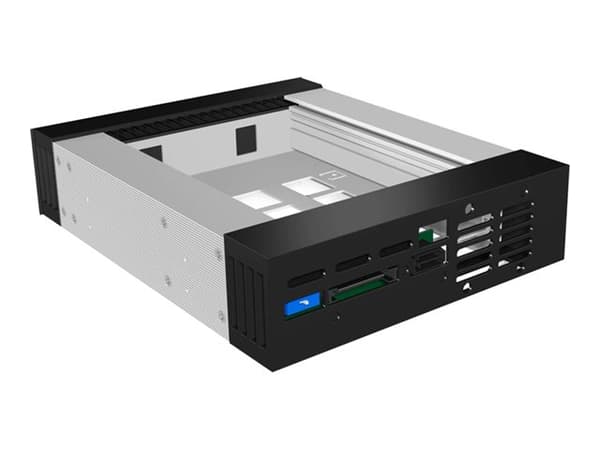 ICY BOX IB-129SSK-B - Uttagbar harddiskramme - svart