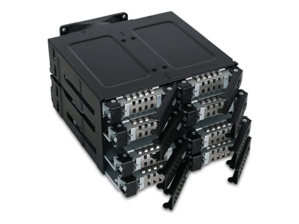 ICY Dock ToughArmor MB508SP-B - Lagringsdrevhylse - 2.5" - svart