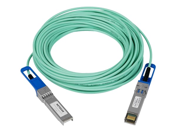NETGEAR - Direkte 10GBase-koblingskabel - SFP+ (hann) til SFP+ (hann) - 15 m - fiberoptisk - aktiv
