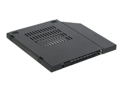 Icy Dock MB411SPO-2B, 2.5", Liitinpaneeli, 2.5", Musta, Metalli, Muovi, 7 mm