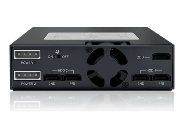 ICY Dock ToughArmor MB994IKO-3SB - Tallennuskotelo - SATA 6Gb/s / SAS 12Gb/s - SATA 6Gb/s - musta - musta