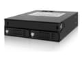 Pikkukuva 2 / 5: ICY Dock ToughArmor MB994IKO-3SB - Tallennuskotelo - SATA 6Gb/s / SAS 12Gb/s - SATA 6Gb/s - musta - musta