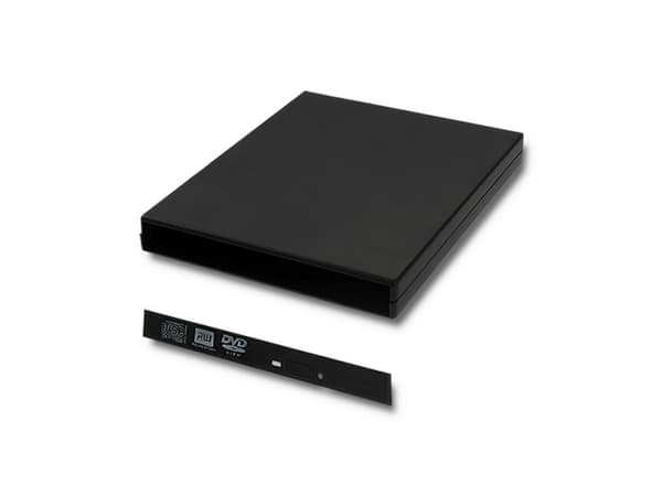 Qoltec - Förvaringslåda - SATA - USB 2.0 - svart