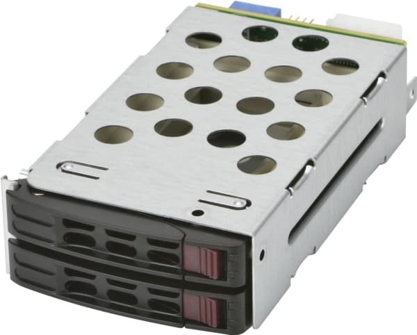 Supermicro - Hus for lagringsenhet - 2,5" - svart