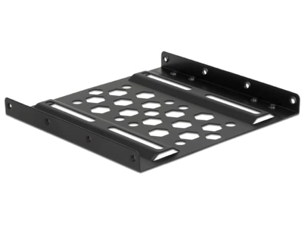 DeLOCK 21287, 8,89 cm (3.5"), Liitinpaneeli, 2.5", Musta, Alumiini, 98 mm