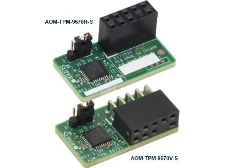 Supermicro Add-on Module AOM-TPM-9670V-S - Trusted Platform Module (TPM) 2.0 - för UP Storage SuperServer 540P-E1CTR36L