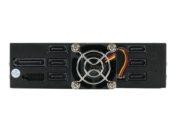 FANTEC MR-SA1262-12G - Sisäinen RAID - 2,5" - SATA 6Gb/s / SAS 12Gb/s - musta