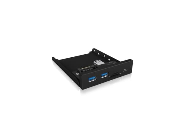 ICY BOX IB-HUB1417-i3, USB 3.2 Gen 1 (3.1 Gen 1) Type-A, USB 3.2 Gen 1 (3.1 Gen 1) Type-A, USB 3.2 Gen 1 (3.1 Gen 1) Type-C, MicroSD (TransFlash), Mi