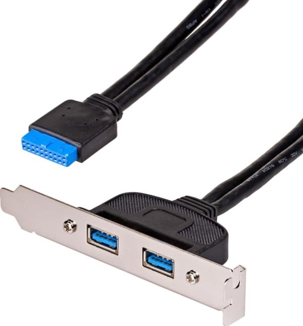 Akyga AK-CA-47 - USB-panel - USB-type A (hunn) til 20 pin (hunn) - 40 cm