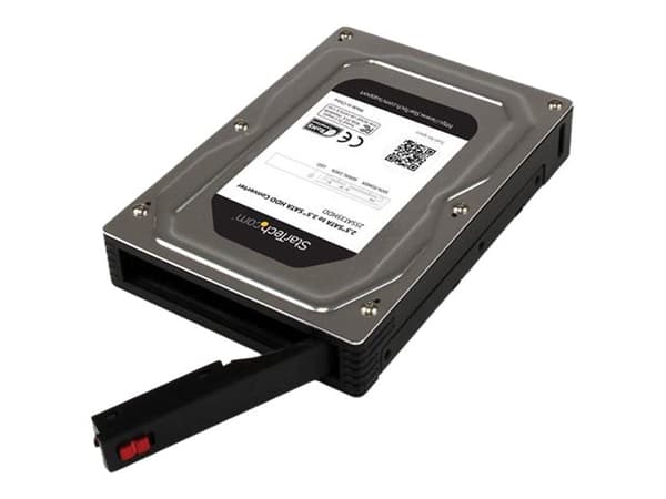 StarTech.com 2.5" to 3.5" SATA HDD/SSD Adapter Enclosure - External Hard Drive Converter with HDD/SSD Height up to 12.5mm (25SAT35HDD) - Drevkabinett