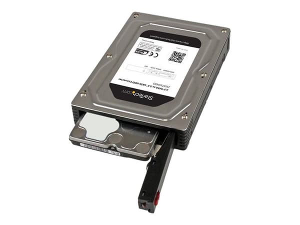 StarTech.com 2.5" to 3.5" SATA HDD/SSD Adapter Enclosure - External Hard Drive Converter with HDD/SSD Height up to 12.5mm (25SAT35HDD) - Drevkabinett