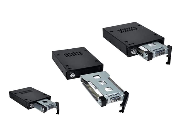 Cremax ICY Dock MB991IK-B - Uttagbar harddiskramme - fra 3,5" til 2,5" - svart