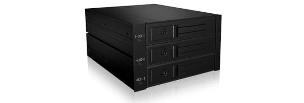 ICY BOX IB-563SSK - Hus for lagringsenhet - 3,5" - svart