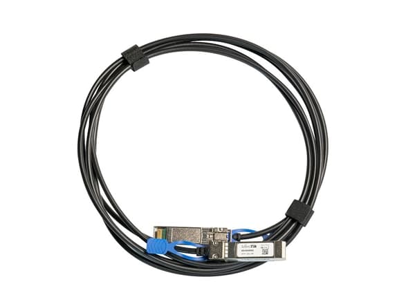 MikroTik - Direkte 25GBase-koblingskabel - SFP28 til SFP28 - 3 m - for MikroTik CRS354; Cloud Core Router CCR2004; Cloud Smart Switch CSS610