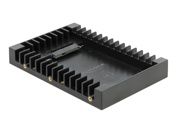 Delock - Uttagbar harddiskramme - fra 3,5" til 2,5" - svart