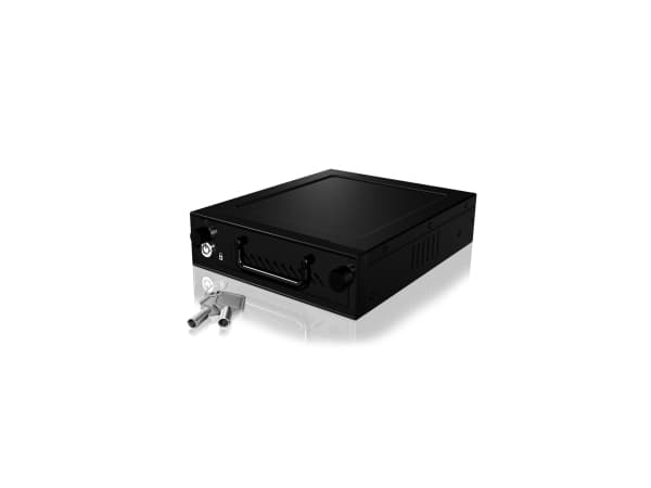 ICY BOX IB-148SSK-B - Bevegelig lagerrack - 2,5" / 3,5" delt - svart