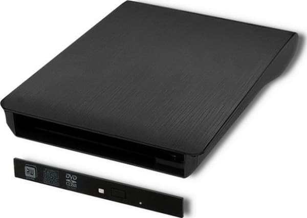 Qoltec 51865, Optinen levyasema, Musta, Windows 2003, XP, Vista, Windows 7, 8.1, 10 i MAC OS system, Linux, 147 mm, 15 mm, 145 mm