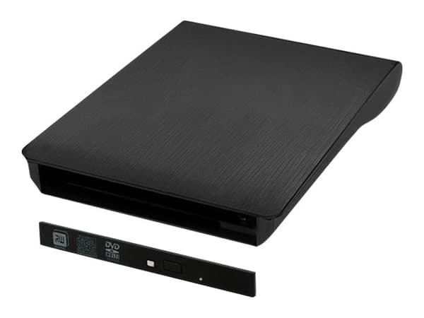 Qoltec 51865, Optinen levyasema, Musta, Windows 2003, XP, Vista, Windows 7, 8.1, 10 i MAC OS system, Linux, 147 mm, 15 mm, 145 mm