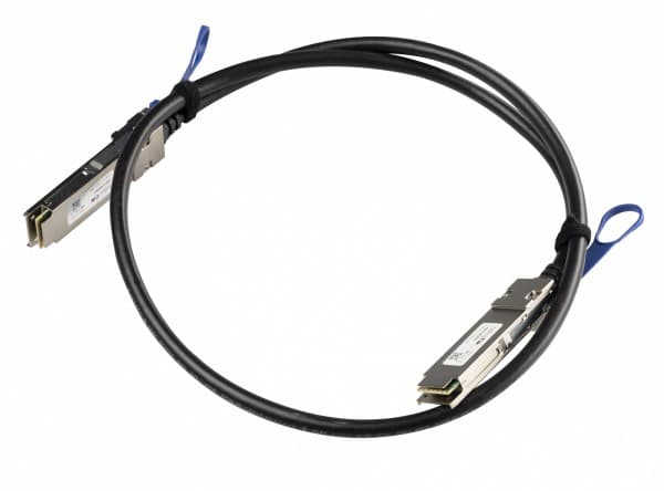 MikroTik - Direkte 100GBase-koblingskabel - QSFP28 (hann) til SFP28 (hann) - 1 m - for Cloud Core Router CCR2216-1G-12XS-2XQ