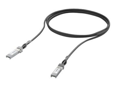 Ubiquiti - Direkte 10GBase-koblingskabel - SFP+ til SFP+ - 3 m - 6 mm - passiv - svart