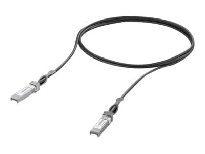 Ubiquiti - Direkte 10GBase-koblingskabel - SFP+ til SFP+ - 1 m - 4.2 mm - passiv - svart