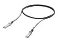Miniatyrbilde 1 av 5: Ubiquiti - Direkte 10GBase-koblingskabel - SFP+ til SFP+ - 1 m - 4.2 mm - passiv - svart