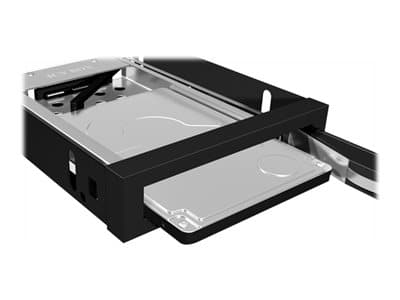 ICY BOX IB-2216StS - Bevegelig lagerrack - 2.5" - svart
