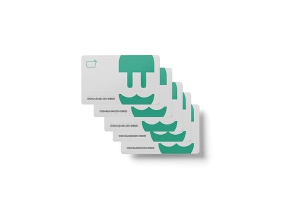 Wallbox RFID-10, RFID-kort, Grønn, Hvit, 10 stykker
