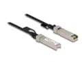 Miniatyrbilde 2 av 3: Delock - Direktekoblingskabel - SFP+ (hann) til SFP+ (hann) - 2 m - 5 mm - toakset - SFF-8431/SFF-8432 - passiv - svart