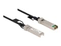 Miniatyrbilde 1 av 3: Delock - Direktekoblingskabel - SFP+ (hann) til SFP+ (hann) - 2 m - 5 mm - toakset - SFF-8431/SFF-8432 - passiv - svart
