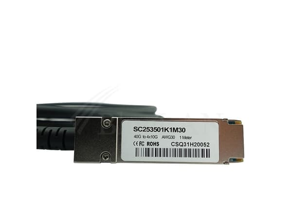 BlueOptics CBL-NTWK-0720-BL, 3 m, QSFP, 4xSFP+, Hunkjønn