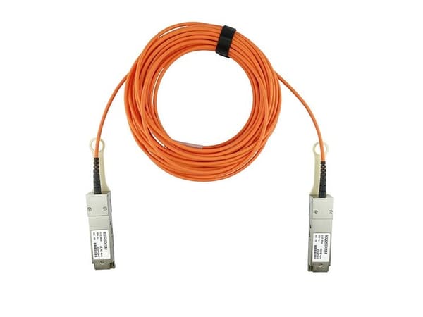BlueOptics CBL-410-BO, 10 m, QSFP, QSFP, Uros/uros, Oranssi, 40 Gbit/s